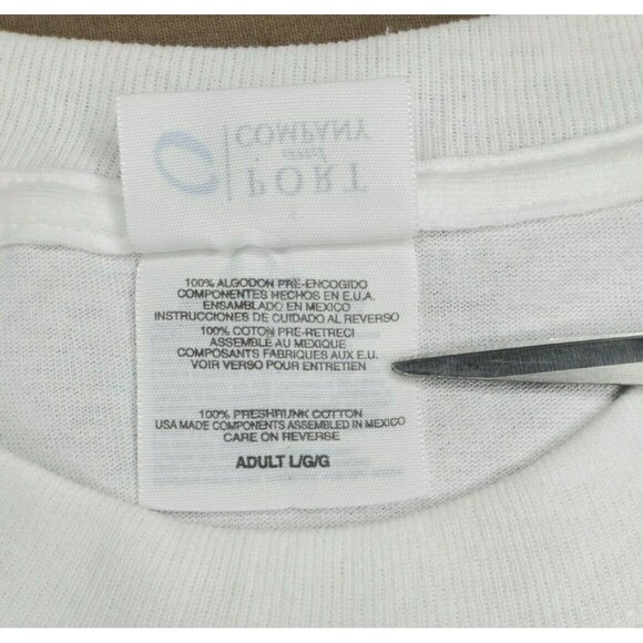 Olympic Torch Relay Port And Company Adult Large White Cotton T Shirt - Picture 8 of 9